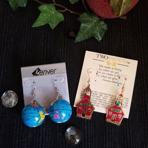 Earrings 2 pair /Teacher's Jewelry